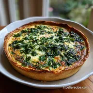 Recette de Tarte pinards Saumon La Quiche Atlantique Facile et Inratable
