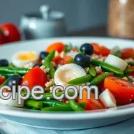 Salade Ni&ccedil;oise Classique : Fra&icirc;cheur M&eacute;diterran&eacute;enne en un clin d'&oelig;il