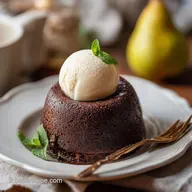 Poire au Chocolat en 25 Minutes : Dessert Fondant pour 4