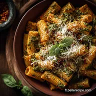 Rigatoni au pesto rosso cr&eacute;meux Onctueux facile et pr&ecirc;t en 25 min