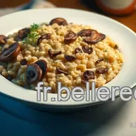 Id&eacute;e Repas V&eacute;g&eacute;tarien Facile: Risotto Cr&eacute;meux aux Champignons!