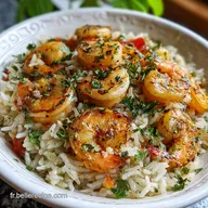 Riz aux crevettes cr&eacute;meux