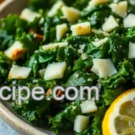 Chou Kale Recette Facile: Salade au Citron & Parmesan!