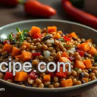 Salade de Lentilles Beluga aux L&eacute;gumes Croquants : Une Recette Saine et Savoureuse