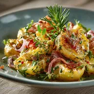 Salade de Pommes de Terre aux Herbes Recette Fra&icirc;cheur au Dijon