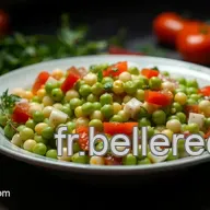 Salade Libanaise de Pois Chiches et Herbes Fra&icirc;ches - Recette Facile