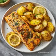 Saumon et Pommes de Terre au Citron pour 4 Portions