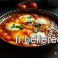 Shakshuka Savoureuse aux &Eacute;pices : Un Plat R&eacute;confortant &agrave; Partager