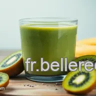 Recette D&eacute;sintox : Smoothie Vert D&eacute;tox aux &Eacute;pinards et Kiwi Facile