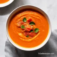 Trouvemoi des Recettes V&eacute;g&eacute;tariennes Soupe Tomate R&ocirc;tie