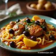 Recette Tajine au Poulet facile citron confit et olives