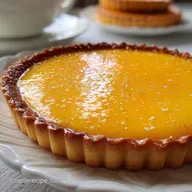 Tarte au Flan &agrave; la Vanille Traditionnelle