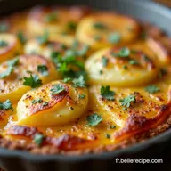 Recette Tarte au Roquefort et Pommes de Terre Facile et &Eacute;l&eacute;gante