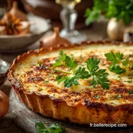 Tarte rustique au fromage raclette facile plat gourmand dhiver