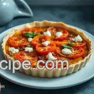 Tarte Soleil Tomate Ricotta: Un Avant-Go&ucirc;t des Vacances!