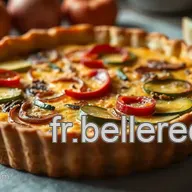 D&eacute;couvrez une Tarte V&eacute;g&eacute;tale aux Couleurs d'Automne: Cherche des Recettes V&eacute;g&eacute;tariennes