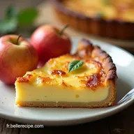 TarteFlan aux Pommes lAncienne Ma Recette Facile