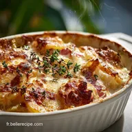 Tartiflette savoyarde traditionnelle au four