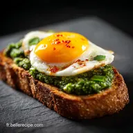 Tartine au pesto et &oelig;uf brouill&eacute; le secret de lonctuosit&eacute; fran&ccedil;aise