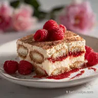 Tiramisu &agrave; la Framboise Cr&eacute;meux