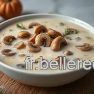Velout&eacute; de Champignons de Paris : Un R&eacute;confort en Hiver