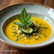 Velout&eacute; de Courgettes Cr&eacute;meux aux Fines Herbes Recette Facile