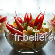 Verrines Avocat Crevettes Pamplemousse: Recette Entr&eacute;e Froide Facile!