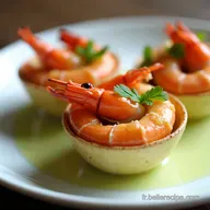 Verrines Crevettes Avocat LAp&eacute;ro Chic et Facile