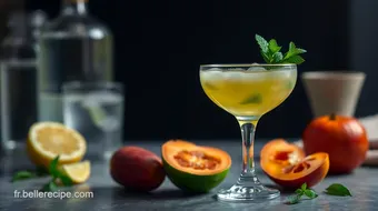 Cocktail Sans Alcool: Exotique Mangue et Menthe pour L'Anniversaire recipe card