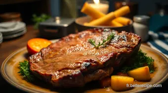 Côte de Bœuf à la Poêle: Mon Recette Facile et Savoureuse à Partager recipe card