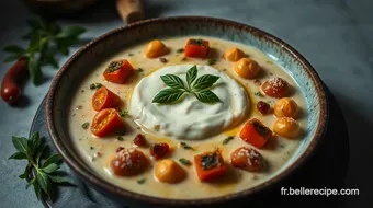 Recette Mascarpone Salé : Crème Délicieuse aux Herbes et Légumes Rôtis recipe card