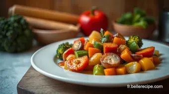 Recette Légumes Rôtis à l'Ail et au Thym : Un Accompagnement Savoureux recipe card