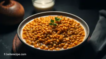 Recette Lentilles Corail Lait de Coco : Un Curry Végétarien Réconfortant recipe card