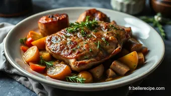 Recette de Picanha de Veau Rôtie aux Herbes: Savoureuse et Facile recipe card
