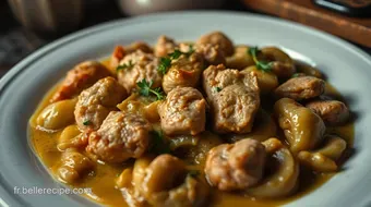 Poulet Beurre de Cacahuète: Un Plat Savoureux et Réconfortant recipe card