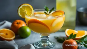 Punch Sans Alcool: Recette Fraîcheur des Îles pour Vos Fêtes recipe card