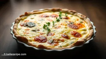 Quiche Épinard Chèvre : Une Recette Facile et Savoureuse à Partager recipe card