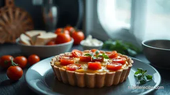 Savourez ma Tarte à la Moutarde et Tomates: Recette Facile et Délicieuse recipe card