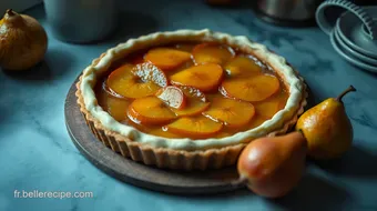 Idée Recette: Tarte Tatin aux Poires Caramélisées, Un Délice d'Automne recipe card