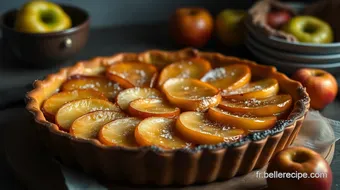 Recette de cuisine : La Délicieuse Tarte Tatin aux Pommes Caramélisées recipe card
