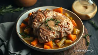 Tête de Veau Braisée à la Provençale : Un Plat Familial Inoubliable recipe card