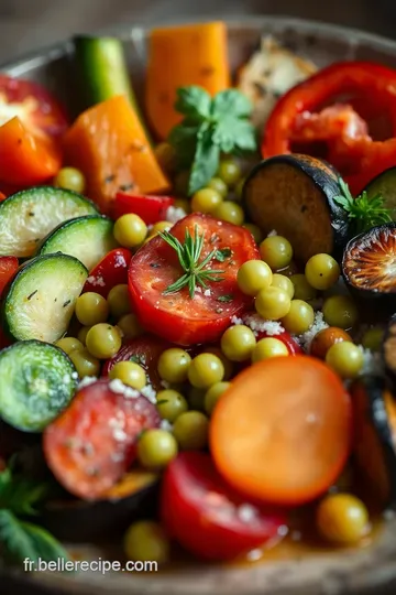 Apéro Végétarien Coloré: L' Antipasto Méditerranéen presentation