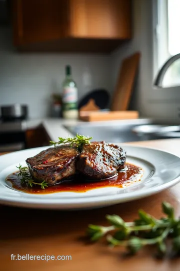 Basses Côtes de Bœuf Fumées au Vin Rouge et Herbes de Provence steps