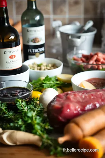 Boeuf Bourguignon : le Plat d' Hiver Réconfortant ingredients
