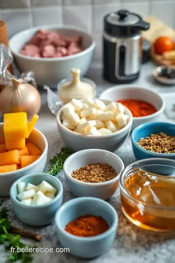 Bricks de Viande Hachée aux Épices: Une Délicieuse Escapade Culinaire ingredients