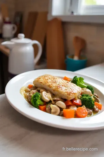 Casserole de Poulet Crémeuse aux Légumes steps