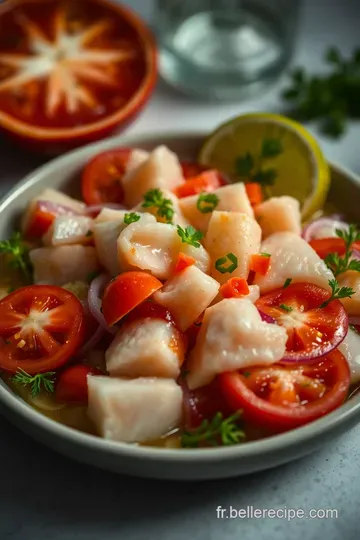 Ceviche Fraîcheur de la Mer presentation