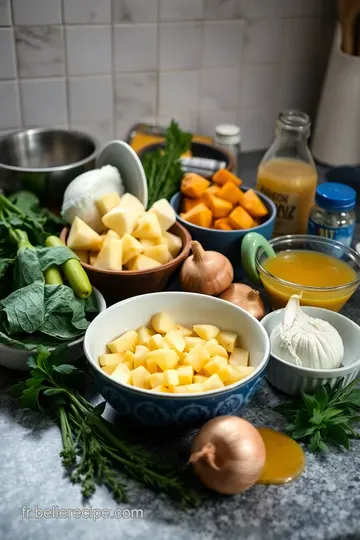 Chaudrée de Poireaux et Pommes de Terre ingredients