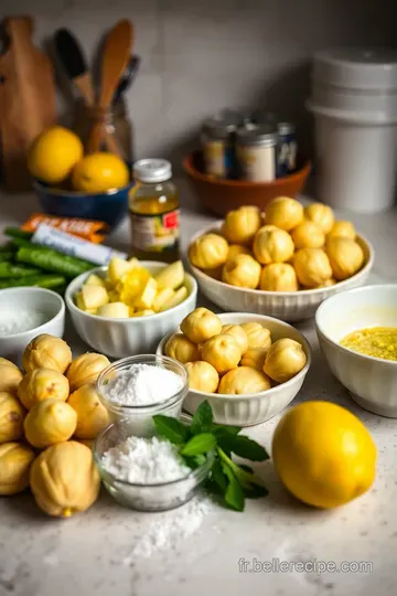 Choux de Bruxelles Rôtis au Citron et Ail ingredients