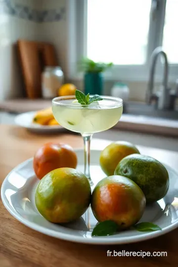 Cocktail Exotique Sans Alcool à la Mangue et Menthe steps